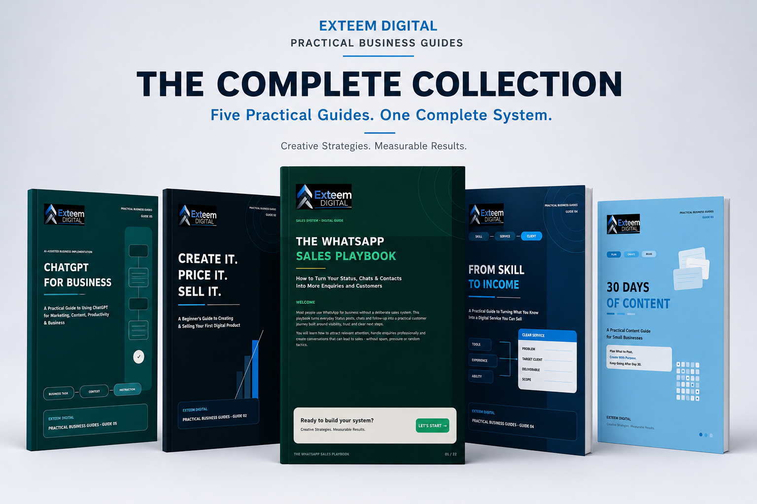 The Complete Collection — all five EXTEEM DIGITAL Practical Business Guides
