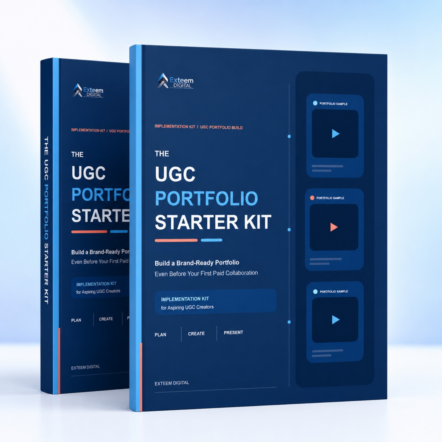 The UGC Portfolio Starter Kit — UGC portfolio build implementation kit by EXTEEM DIGITAL